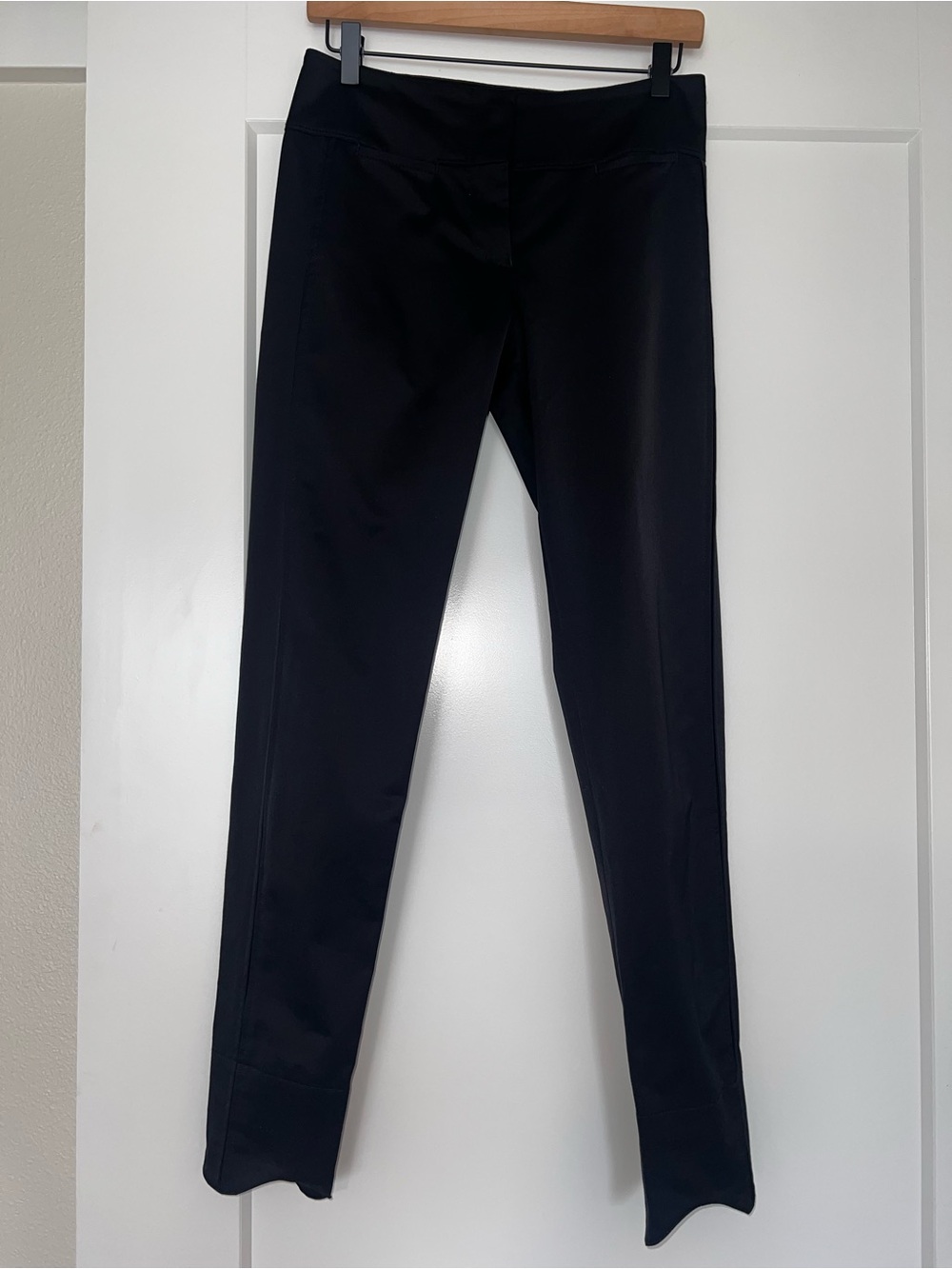 MARITHÉ+FRANÇOIS GIRBAUD vintage cotton satin black cigarette pant, size 26